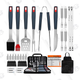 A large grill tool set